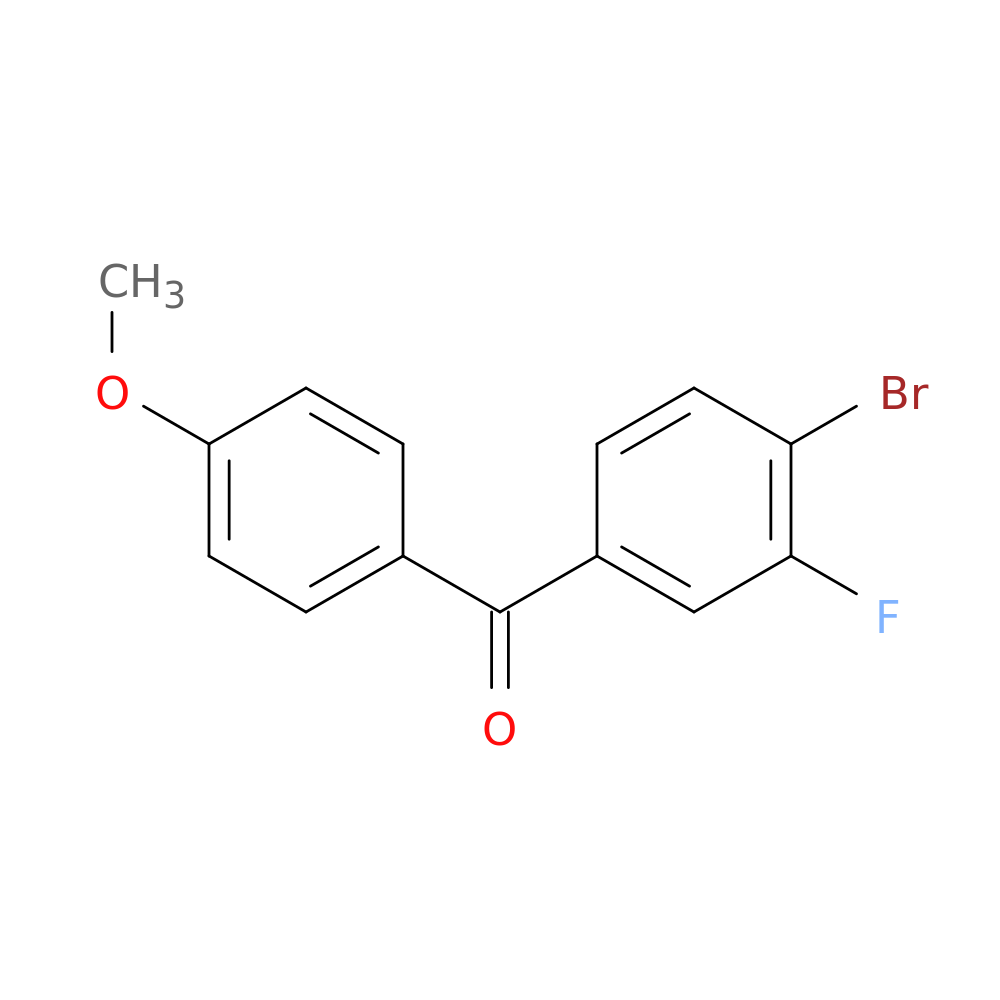 4-Bromo-3-fluoro-4'-methoxybenzophenone