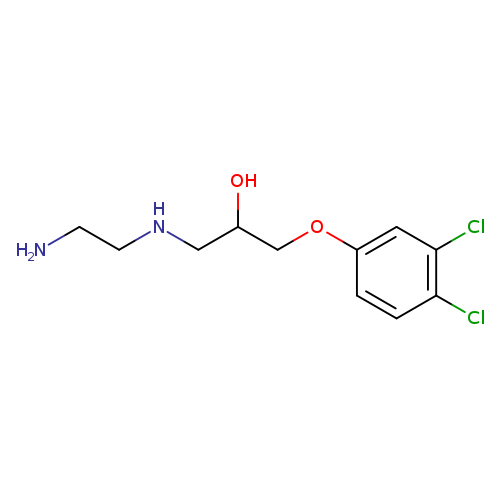 1-[(2-aminoethyl)amino]-3-(3,4-dichlorophenoxy)propan-2-ol