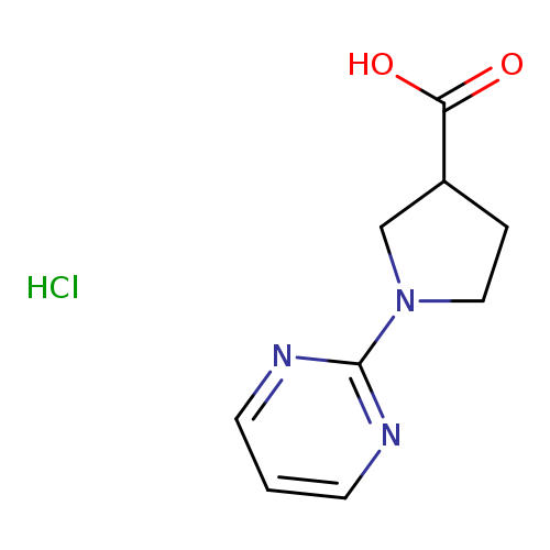 1-(pyrimidin-2-yl)pyrrolidine-3-carboxylicacidhydrochloride
