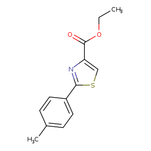 4-Thiazolecarboxylic acid, 2-(4-methylphenyl)-, ethyl ester
