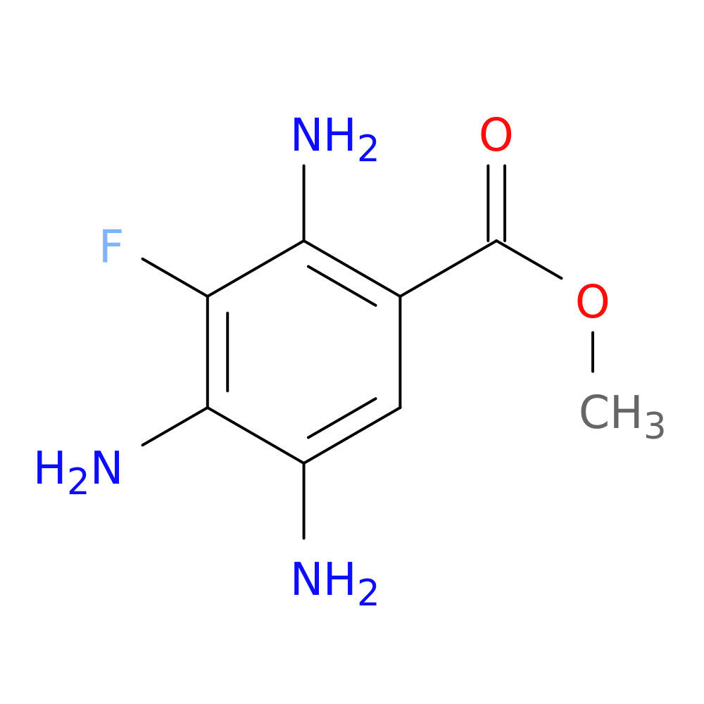 Methyl 2，4，5-triamino-3-fluorobenzoate