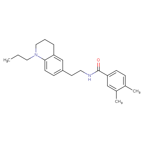 3,4-dimethyl-N-[2-(1-propyl-1,2,3,4-tetrahydroquinolin-6-yl)ethyl]benzamide