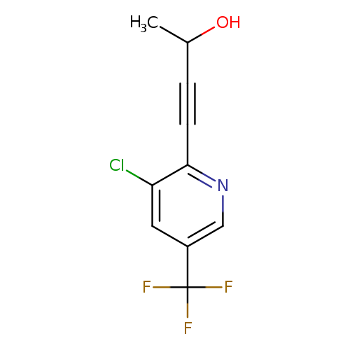 4-[3-chloro-5-(trifluoromethyl)pyridin-2-yl]but-3-yn-2-ol