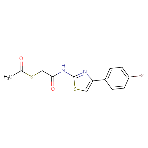 2-(acetylsulfanyl)-N-[4-(4-bromophenyl)-1,3-thiazol-2-yl]acetamide