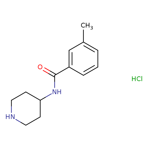 3-methyl-N-(piperidin-4-yl)benzamide hydrochloride