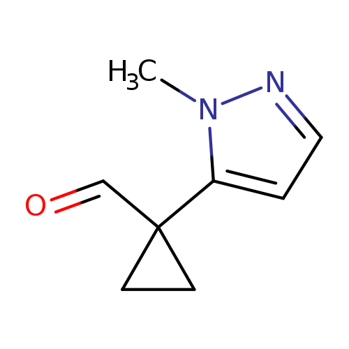 1-(1-methyl-1H-pyrazol-5-yl)cyclopropane-1-carbaldehyde
