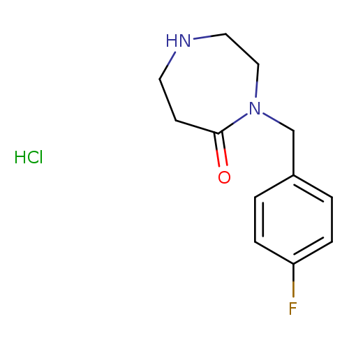 4-(4-Fluorobenzyl)-1,4-diazepan-5-one hydrochloride