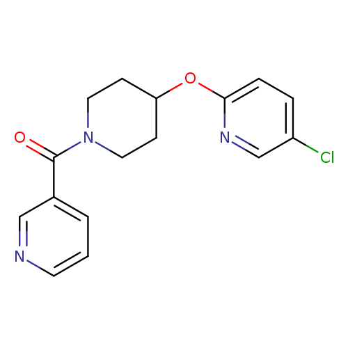 5-chloro-2-{[1-(pyridine-3-carbonyl)piperidin-4-yl]oxy}pyridine