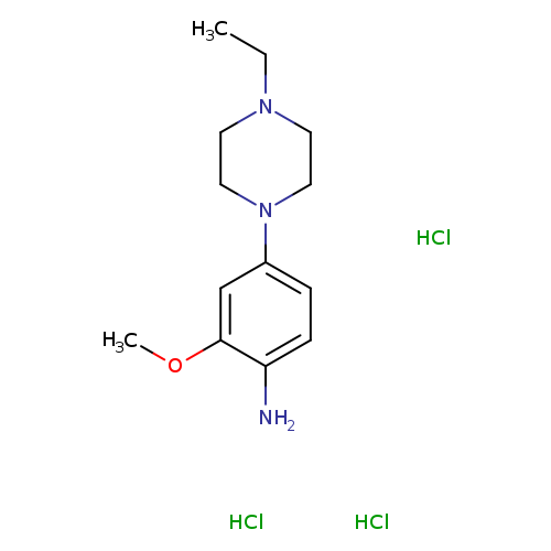 4-(4-ethylpiperazin-1-yl)-2-methoxyanilinetrihydrochloride