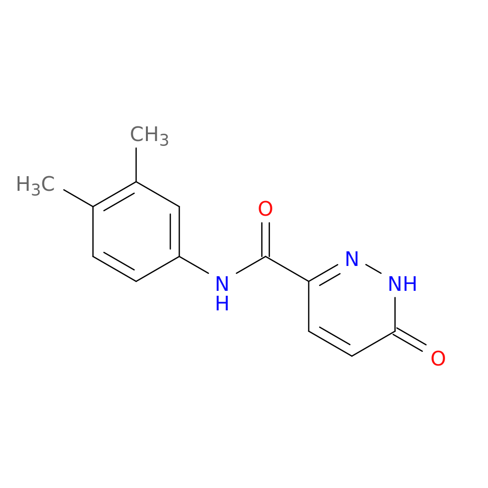 N-(3,4-dimethylphenyl)-6-oxo-1,6-dihydropyridazine-3-carboxamide