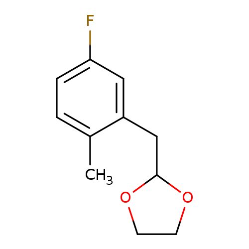 5-Fluoro-2-methyl (1,3-dioxolan-2-ylmethyl)benzene