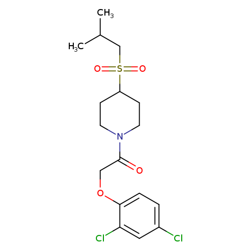 2-(2,4-dichlorophenoxy)-1-[4-(2-methylpropanesulfonyl)piperidin-1-yl]ethan-1-one