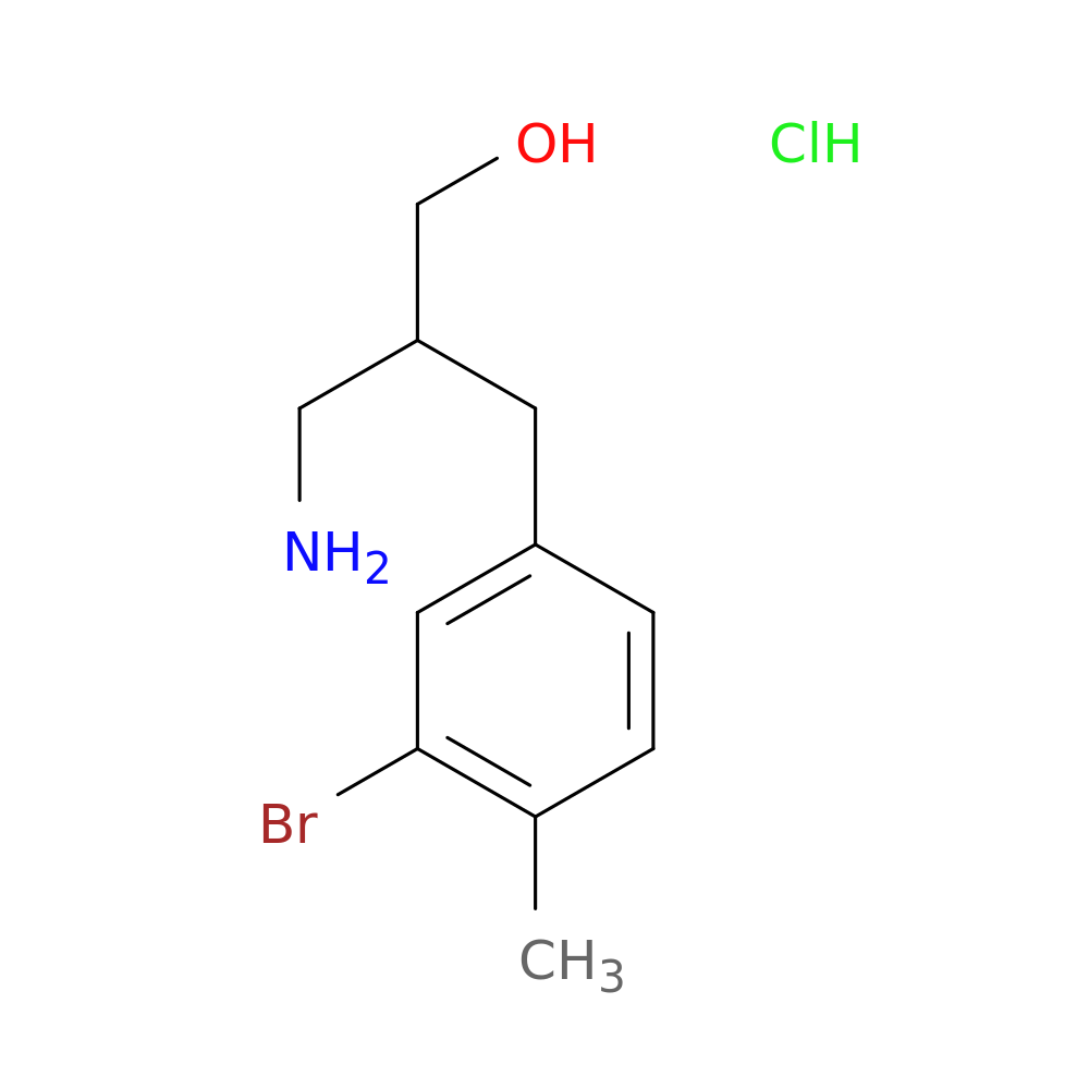 3-amino-2-[(3-bromo-4-methylphenyl)methyl]propan-1-ol hydrochloride