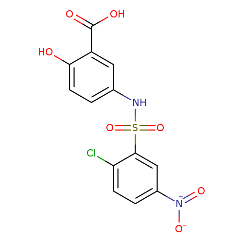 5-(2-chloro-5-nitrobenzenesulfonamido)-2-hydroxybenzoic acid