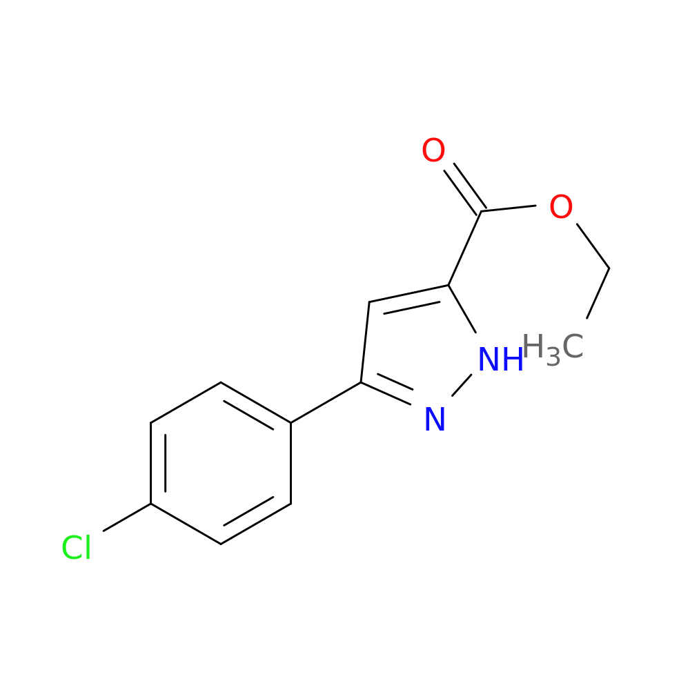 5-(4-Chlorophenyl)-2H-pyrazole-3-carboxylic acid ethyl ester