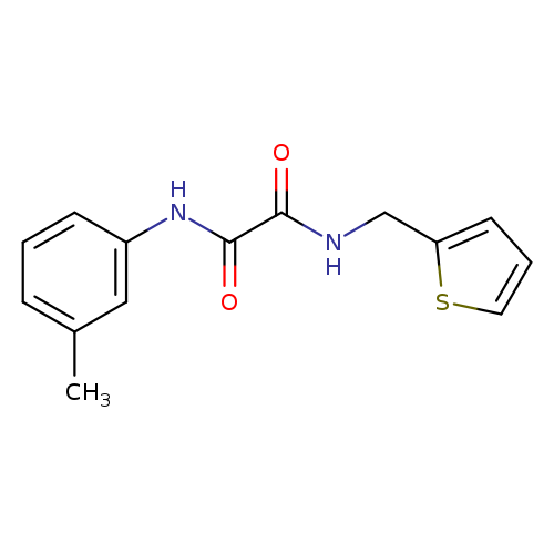 N'-(3-methylphenyl)-N-[(thiophen-2-yl)methyl]ethanediamide