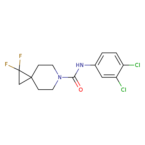 N-(3,4-dichlorophenyl)-1,1-difluoro-6-azaspiro[2.5]octane-6-carboxamide