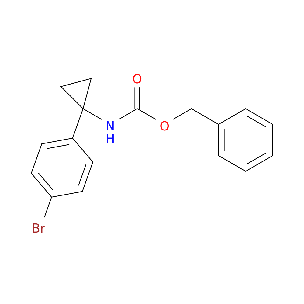 Benzyl (1-(4-bromophenyl)cyclopropyl)carbamate