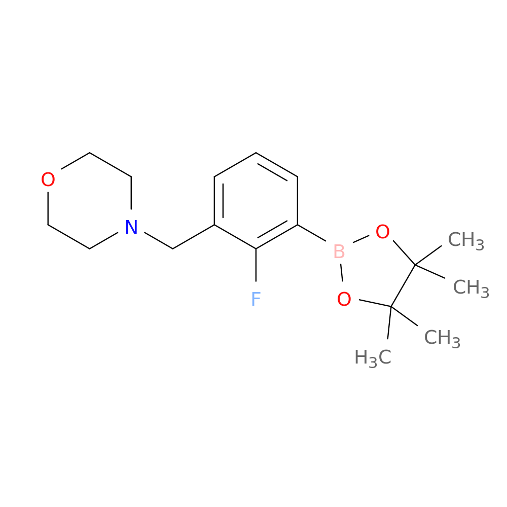 2-Fluoro-3-(morpholinomethyl)phenylboronic acid, pinacol ester