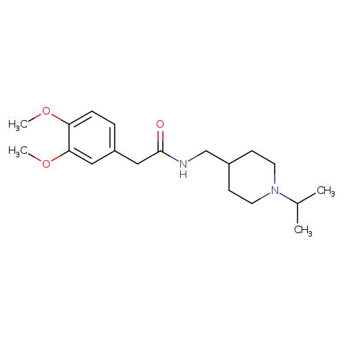 2-(3,4-dimethoxyphenyl)-N-{[1-(propan-2-yl)piperidin-4-yl]methyl}acetamide
