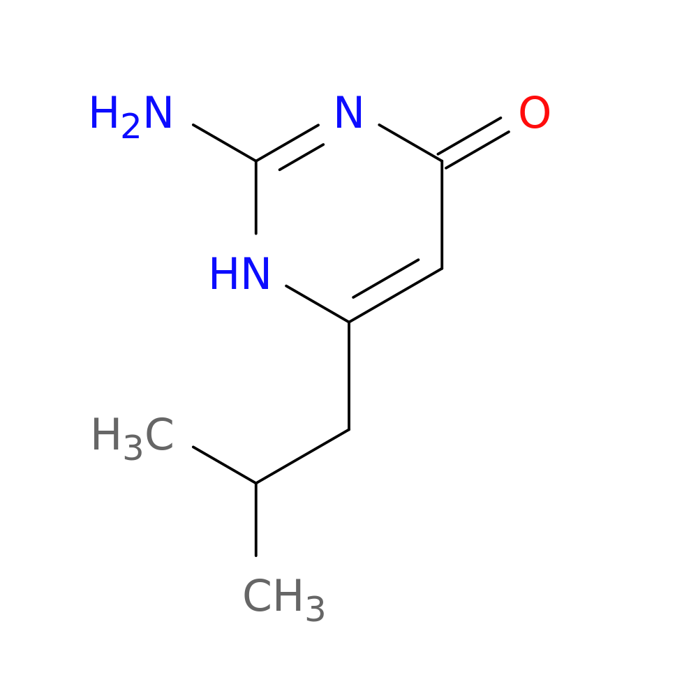 2-amino-6-(2-methylpropyl)-1,4-dihydropyrimidin-4-one