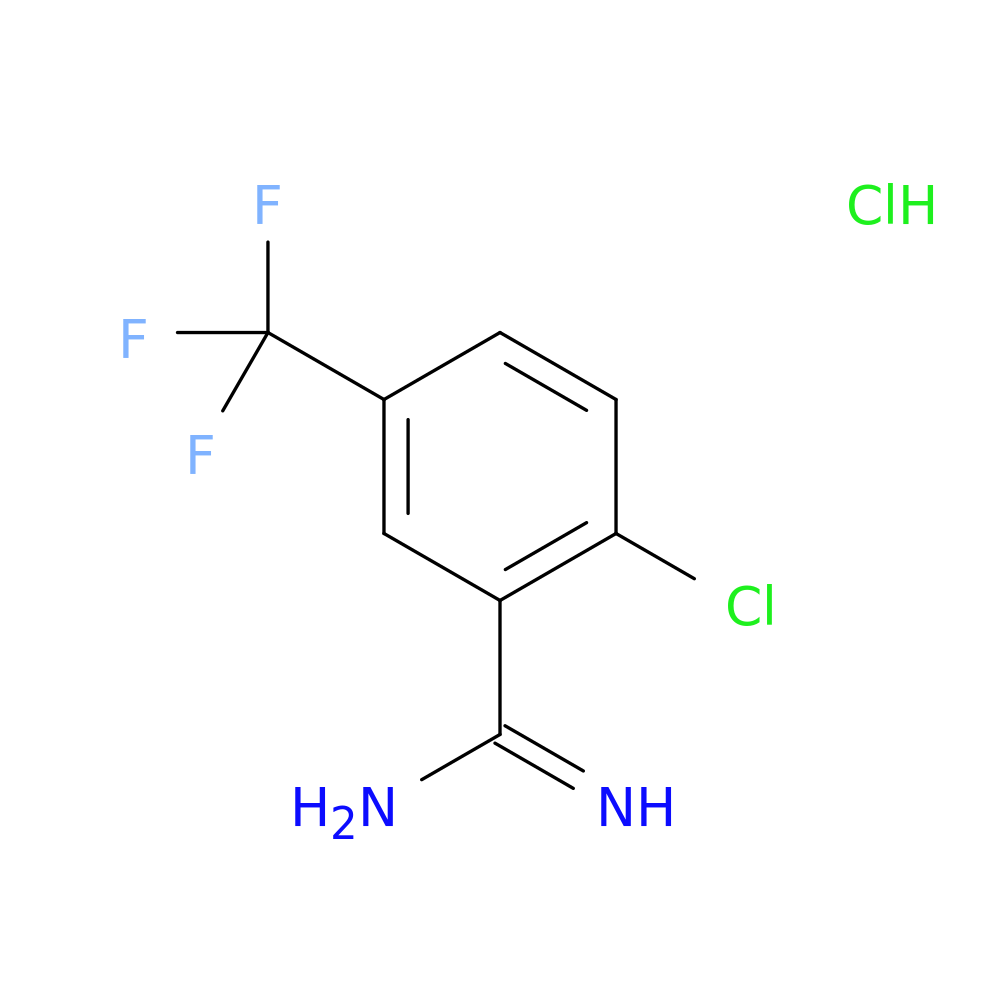 2-Chloro-5-trifluoromethyl-benzamidine, HCl