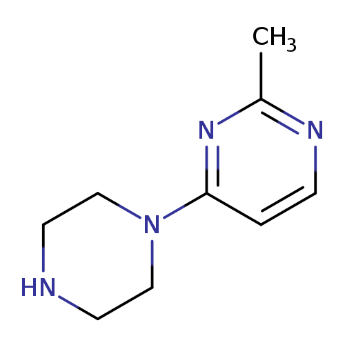 Pyrimidine, 2-methyl-4-(1-piperazinyl)-