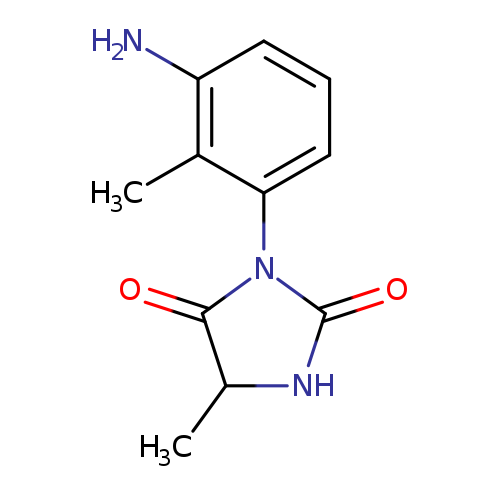 3-(3-amino-2-methylphenyl)-5-methylimidazolidine-2,4-dione