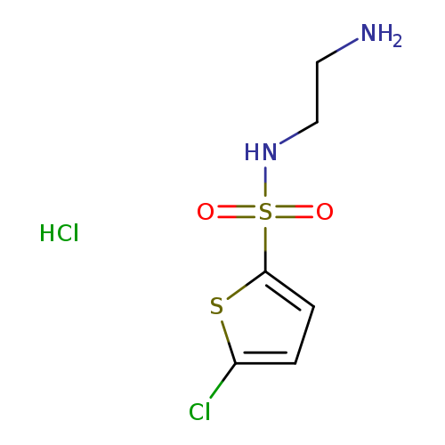 N-(2-aminoethyl)-5-chlorothiophene-2-sulfonamide hydrochloride