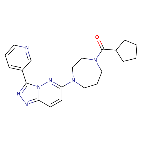 1-cyclopentanecarbonyl-4-[3-(pyridin-3-yl)-[1,2,4]triazolo[4,3-b]pyridazin-6-yl]-1,4-diazepane