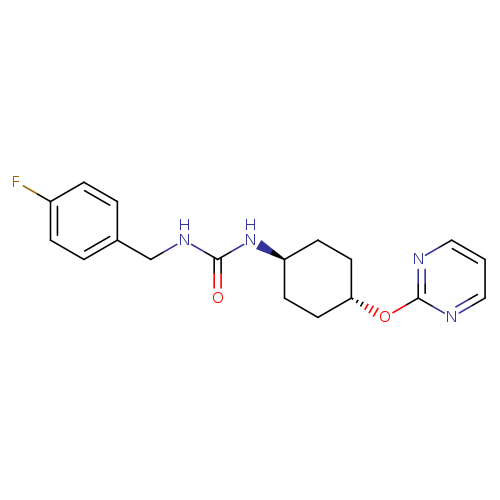1-[(4-fluorophenyl)methyl]-3-[(1r,4r)-4-(pyrimidin-2-yloxy)cyclohexyl]urea