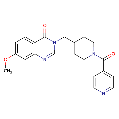 7-methoxy-3-{[1-(pyridine-4-carbonyl)piperidin-4-yl]methyl}-3,4-dihydroquinazolin-4-one