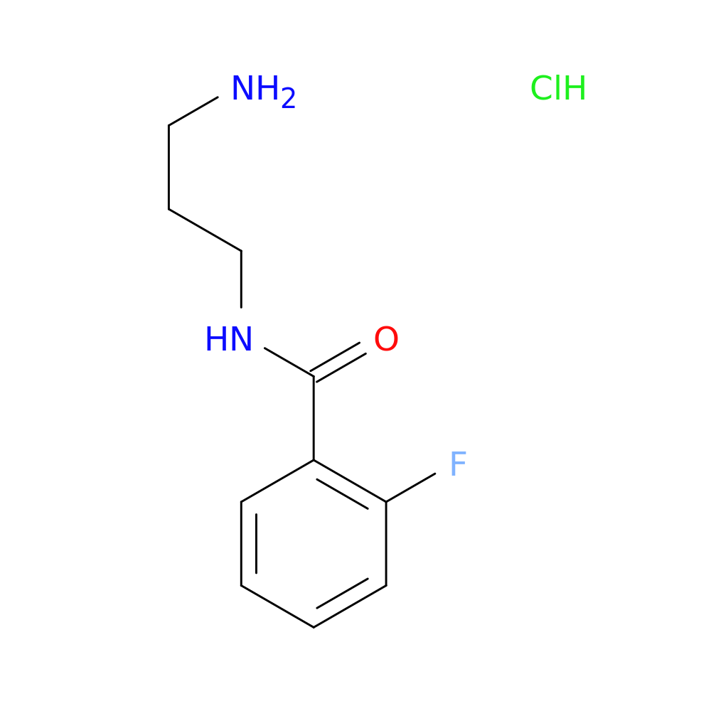 N-(3-aminopropyl)-2-fluorobenzamide hydrochloride