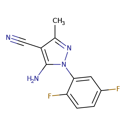 5-Amino-4-cyano-1-(2,5-difluorophenyl)-3-methylpyrazole