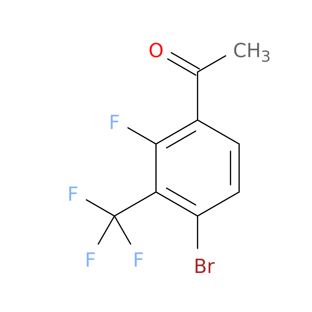 1-(4-Bromo-2-fluoro-3-(trifluoromethyl)phenyl)ethan-1-one