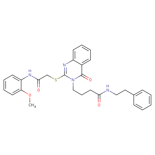 4-[2-({[(2-methoxyphenyl)carbamoyl]methyl}sulfanyl)-4-oxo-3,4-dihydroquinazolin-3-yl]-N-(2-phenylethyl)butanamide