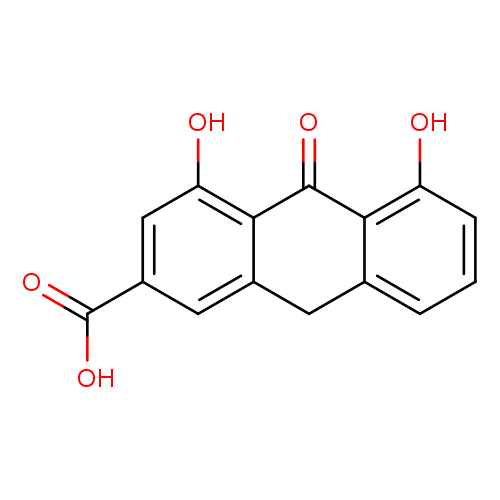 2-Anthracenecarboxylicacid, 9,10-dihydro-4,5-dihydroxy-10-oxo-