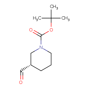 1-Piperidinecarboxylic acid, 3-formyl-, 1,1-dimethylethyl ester, (3S)-