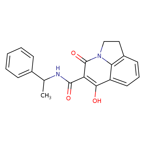 9-hydroxy-11-oxo-N-(1-phenylethyl)-1-azatricyclo[6.3.1.0^{4,12}]dodeca-4,6,8(12),9-tetraene-10-carboxamide