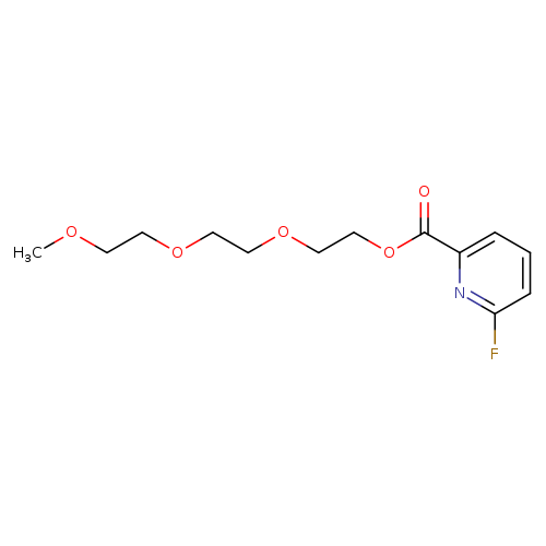 2-[2-(2-methoxyethoxy)ethoxy]ethyl 6-fluoropyridine-2-carboxylate