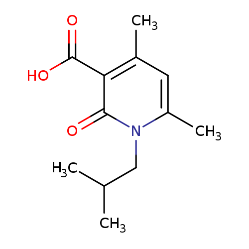 1-isobutyl-4,6-dimethyl-2-oxo-1,2-dihydropyridine-3-carboxylic acid
