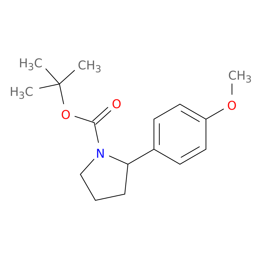 TERT-BUTYL 2-(4-METHOXYPHENYL)PYRROLIDINE-1-CARBOXYLATE