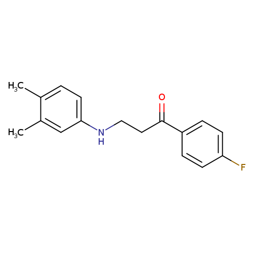 3-((3,4-Dimethylphenyl)amino)-1-(4-fluorophenyl)propan-1-one