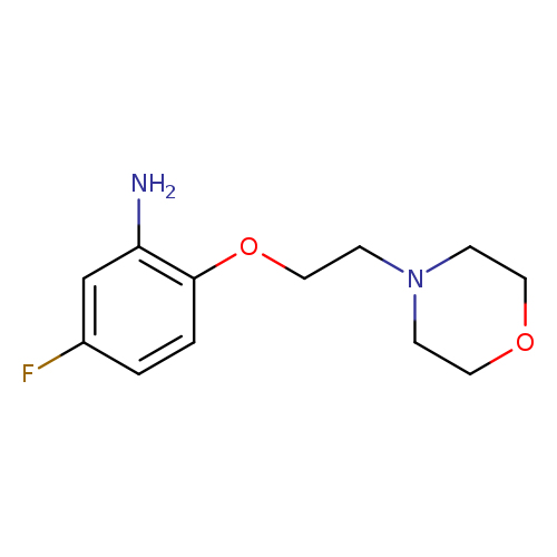 5-fluoro-2-(2-morpholinoethoxy)aniline