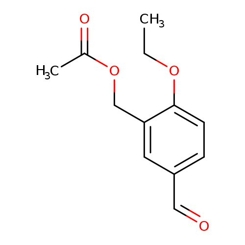 2-Ethoxy-5-formylbenzyl acetate