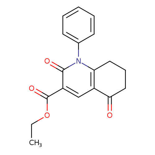 ethyl 2,5-dioxo-1-phenyl-1,2,5,6,7,8-hexahydro-3-quinolinecarboxylate