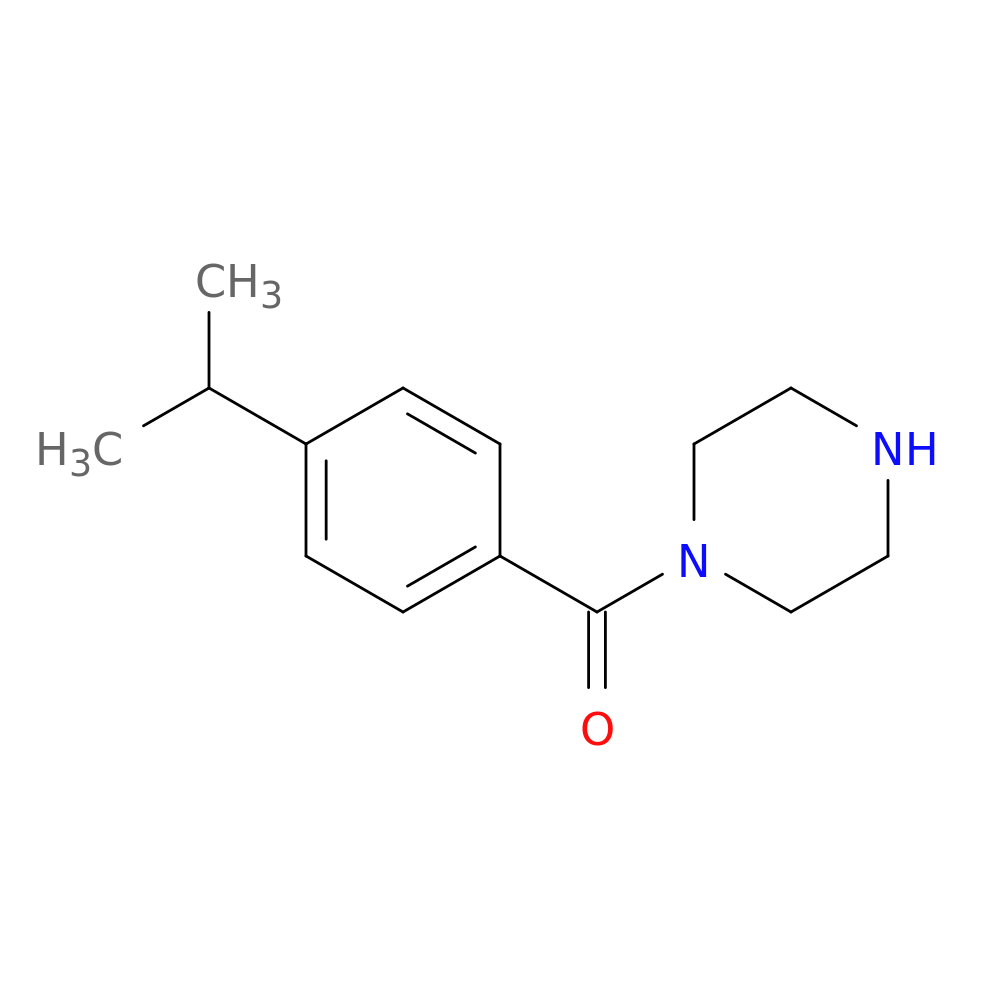 1-([4-(Propan-2-yl)phenyl]carbonyl)piperazine