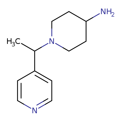 1-[1-(pyridin-4-yl)ethyl]piperidin-4-amine