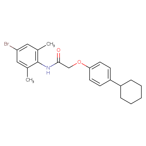 N-(4-bromo-2,6-dimethylphenyl)-2-(4-cyclohexylphenoxy)acetamide