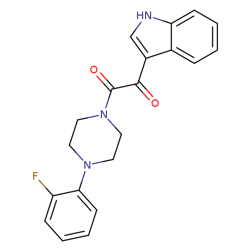 1-[4-(2-fluorophenyl)piperazin-1-yl]-2-(1H-indol-3-yl)ethane-1,2-dione